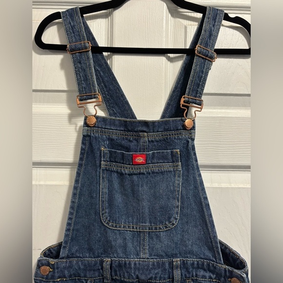 Dickies Blue Denim Mini Dress - Picture 3 of 6